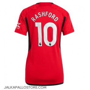Manchester United Marcus Rashford #10 Kotipaita Naisten 2023-24 Lyhythihainen